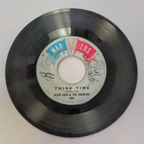 45 Record Alvin Cash And The Crawlers The Bump Twine Time Vg Ebay