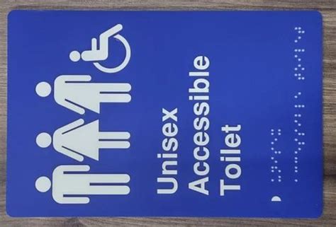 Acrylic/SS/Aluminium Braille And Tactile Signs at Rs 8.5/square inch in ...