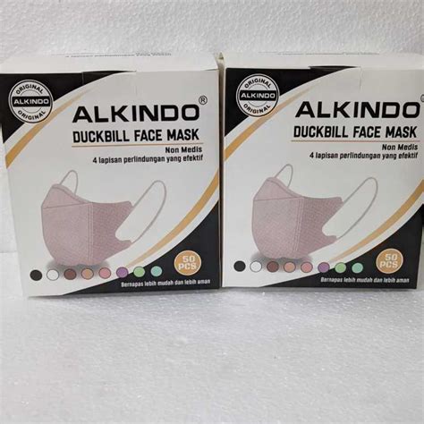 Jual Masker Duckbill Ply Alkindo Box Isi Pcs Shopee Indonesia