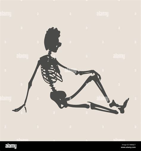 Halloween Human Skeleton Stock Vector Image And Art Alamy