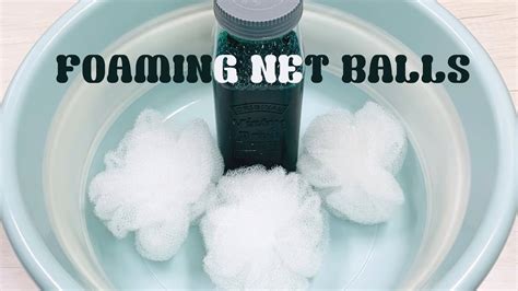 ASMR Sponge Squeeze 306 Foaming Net Balls YouTube