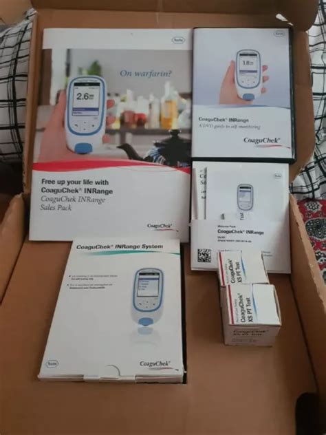 Roche Coaguchek Inrange Monitoring System Meter Picclick Uk