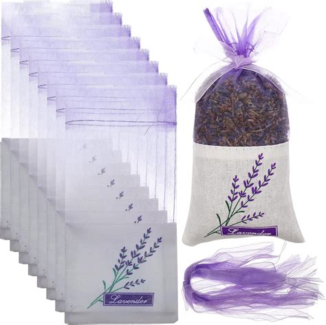 Amazon Gatuida 30Pcs Lavender Sachet Bags Empty DIY Drawstring