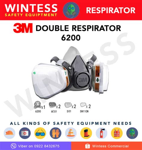 3M 6200 Half Mask Respirator – Wintess Commercial