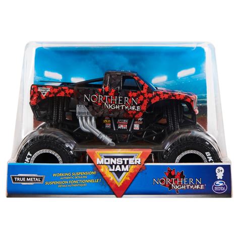 Monster Jam, Official Northern Nightmare Monster Truck, Die-Cast ...