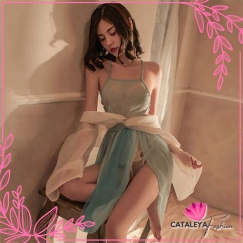 Jual Cataleya Lingerie Seksi Kostum Kuno Hanfu Seksi Piyama Saku Set