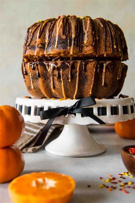 Chocolate Orange Marble Bundt Pumpkin Bundtbakers The Crumby Kitchen