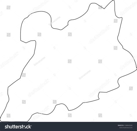 khost region map in afghanistan - Royalty Free Stock Vector 1538043260 ...