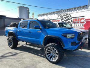 Toyota Tacoma Blue Fuel Off Road Blitz D693 Wheel Front