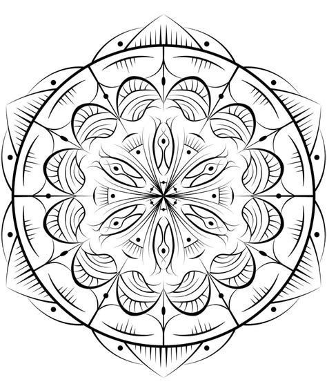 Desenhos De Mandala Para Adulto Para Colorir E Imprimir Colorironline