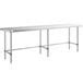 Regency X Gauge Stainless Steel Commercial Work Table