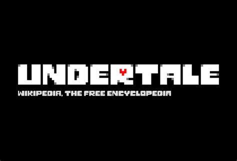 Undertale Logo Font Free - Dafont Free