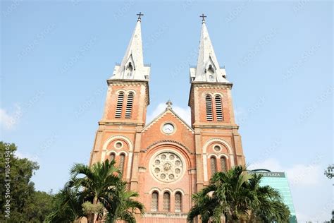 Notre Dame Cathedral Basilica Of Saigon Called Nha Tho Duc Ba In