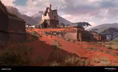 Uncharted 4 Concept Art by Nick Gindraux | #89 - Escape The Level