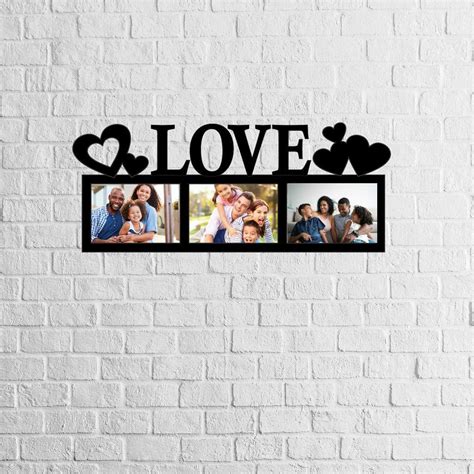 Porta Retrato De Parede Love Fotos Mdf Brinde Shopee Brasil