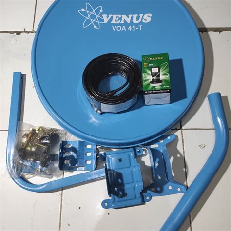 Jual Terbaru Parabola Mini Odu Set Complete Venus Biru Cm Shopee