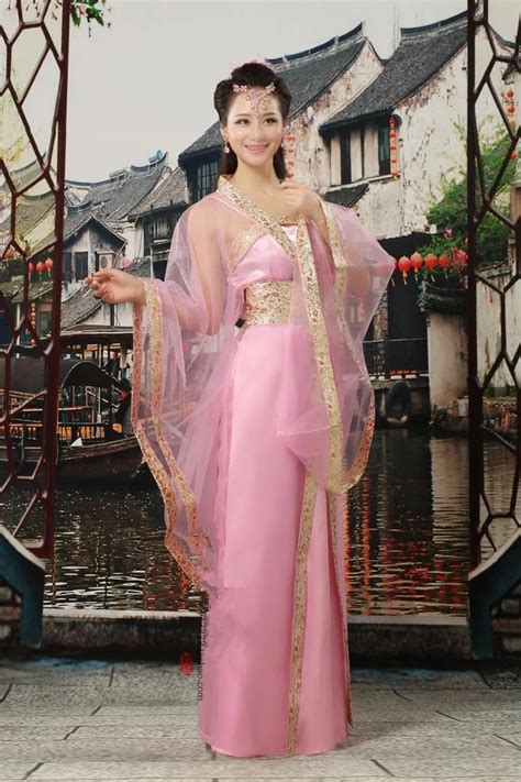 Disfraz De Hanfu Tang Para Mujer Tradicional China Traje De Danza