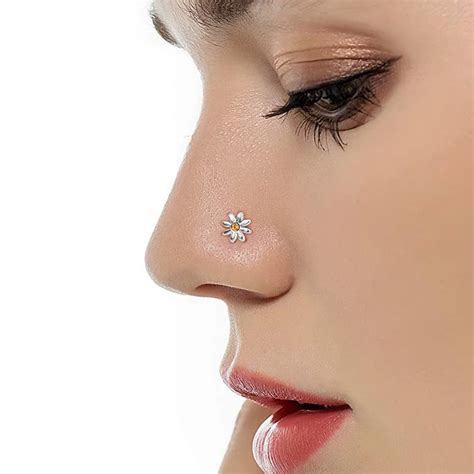 Piercing Au Nez Ns Sl Clous De Nez En Forme De L Pour Femmes