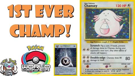 The St Ever Pokemon Tcg World Champion Deck Metal Chansey