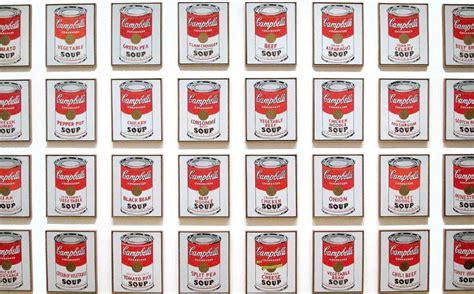 32 Latas de sopa Campbells 1962 Andy Warhol Exposición Roma