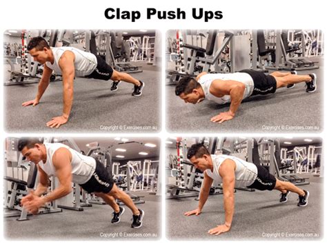 Clap Push Ups Quick 1 48 Min Step By Step Exercise Video