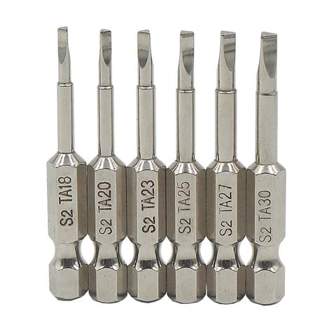 Screwdriver Bits S2 Steel 1 4 Inch Hex Shank Screwdriver Bit Set DIY