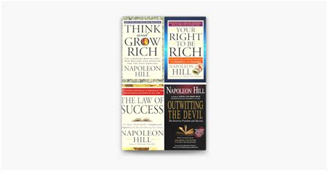 ‎napoleon Hill Collection 4 Books Set Think And Grow Rich The Law Of