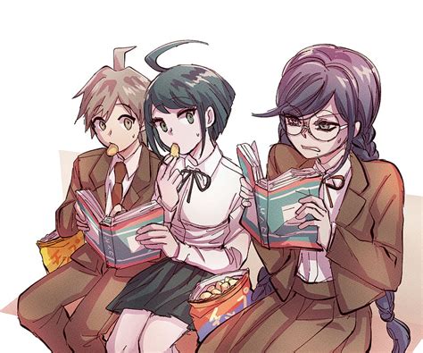 Danganronpa Tōko Fukawa Komaru Naegi Makoto Naegi Hd Wallpaper Peakpx