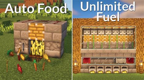 Minecraft Starter Farms You Must Have Youtube