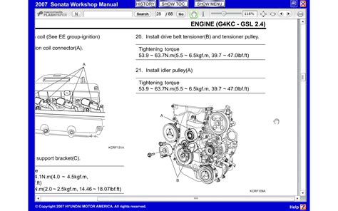 Idler Pulley Torque Specs Hyundai Forums