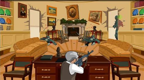 Bush Shoot Out Flash Game Both Endings Youtube