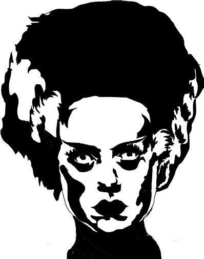 Bride Of Frankenstein Stencil