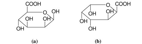 Constituent Acids Of Alginic Acid Where A Is D Mannuronic Acid And Download Scientific