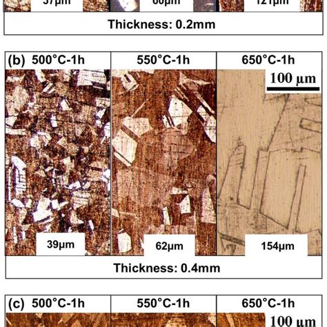 The Initial Microstructures Of Brass Sheets Under Different Annealing