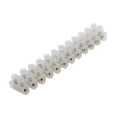 Screw Terminal Blocks 12 Ways Polyethylene 3a 6a 10a 16a 20a 30a Brass