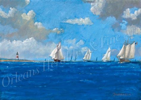 New England Seascape By Andrew Stewart Jamieson