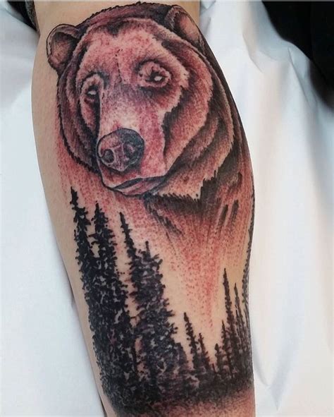 Bear Tattoo | Tattoos, New tattoos, Bear tattoo