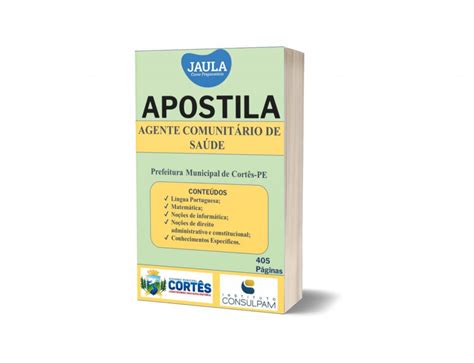 Apostila Agente Comunit Rio De Sa De Cort S Pe Jaula Cursos