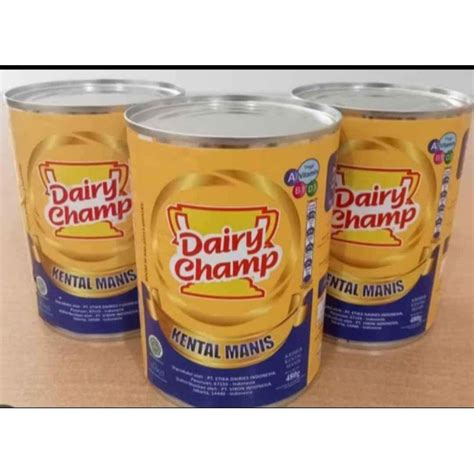 Jual Susu Krimer Kental Manis Dairy Champ Gr Shopee Indonesia