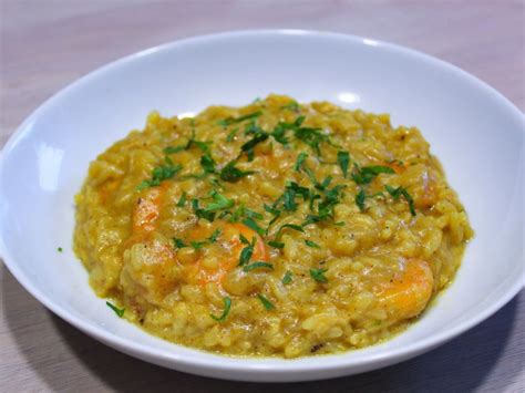 Risotto De Crevettes Au Curry Et Lait De Coco Recette Par D Licim