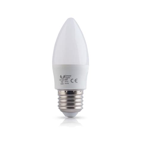 Bombilla E27 Vela LED 7W Blanco Cálido