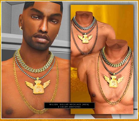 Sims Million Dollar Necklace Men The Sims Book