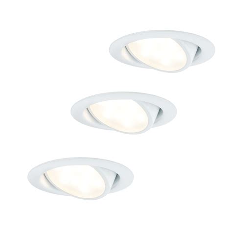 Paulmann Möbel Einbauleuchten Set LED schwenkbar 3x4 2W 13VA 230 350mA