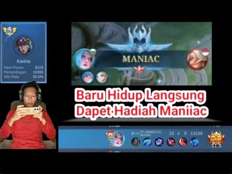 Baru Hidup Langsung Dapet Hadiah Maniac Karina Match