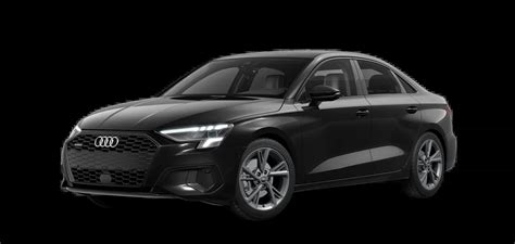 2023 Audi A3 Sedan in Brilliant Black from $0 monthly