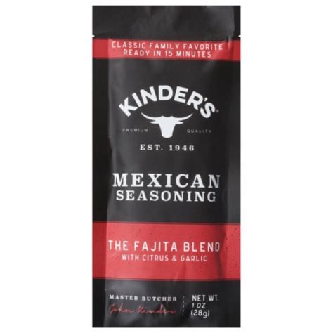 Kinders® The Fajita Blend Mexican Seasoning 1 Oz King Soopers