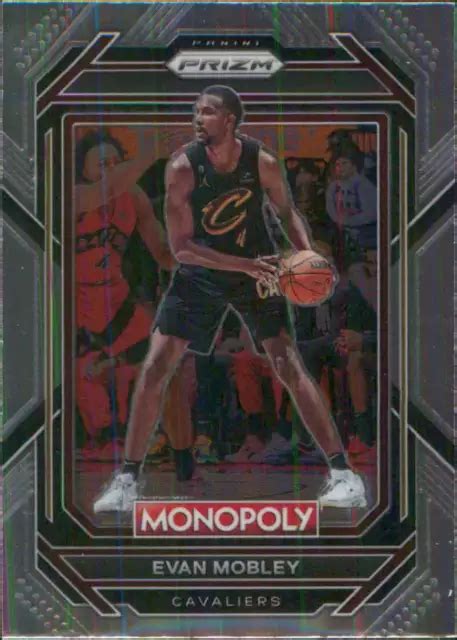 Panini Monopoly Prizm Evan Mobley Cleveland Cavaliers