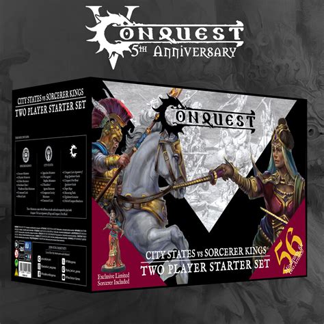 Conquest Two Player Starter Set Sorcerer Kings Vs City States