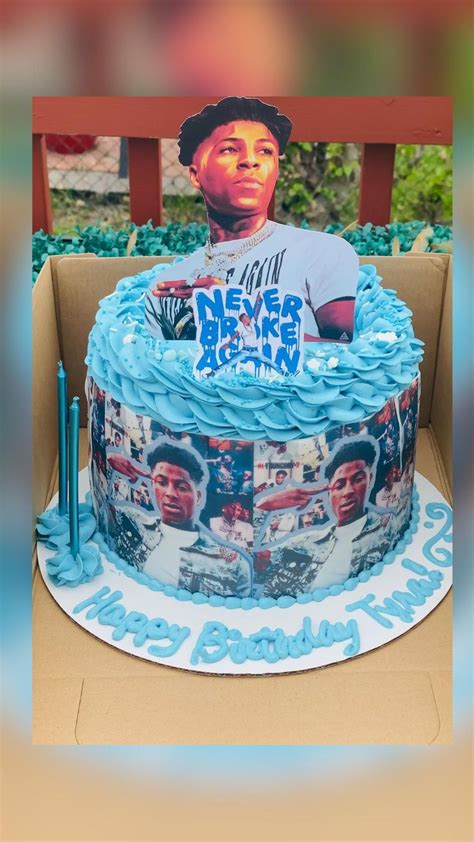 Nba Youngboy Themed Birthday Celebration Cake Birthday Cupcakes