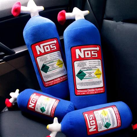 Nos Nitrous Oxide Bottle New Plush Toys Pillow Stuffed Soft Turbo Jdm